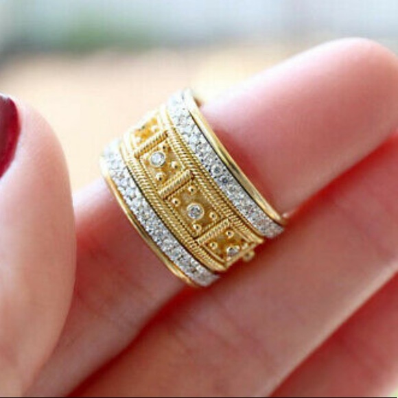 New luxury 18k gold plated Ring - Picture 3 of 8